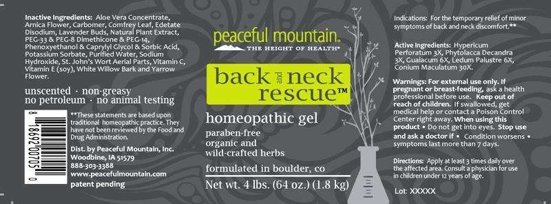 Back and Neck Rescue